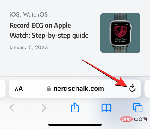 如何在 iPhone 的 Safari、Chrome 等平台上刷新页面