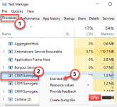 该操作无法完成,因为该文件已在 COM Surrogate Fix 中打开