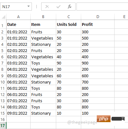 如何在 Microsoft Excel 中创建数据透视表