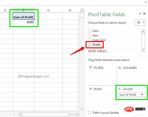 如何在 Microsoft Excel 中创建数据透视表