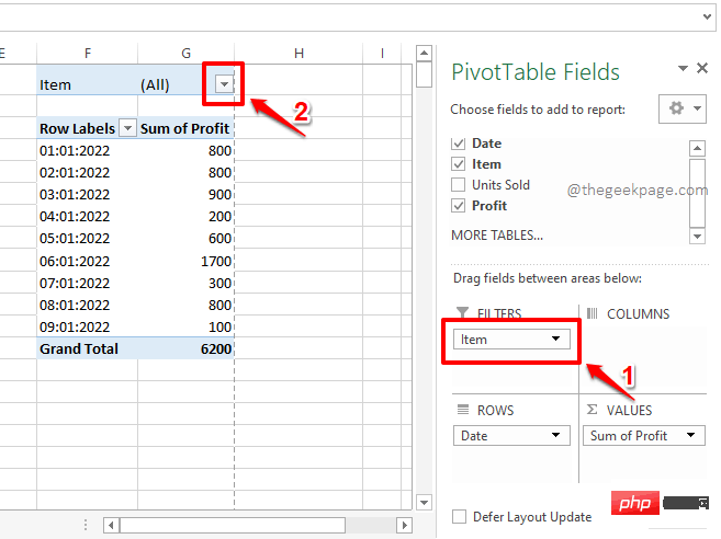 如何在 Microsoft Excel 中创建数据透视表