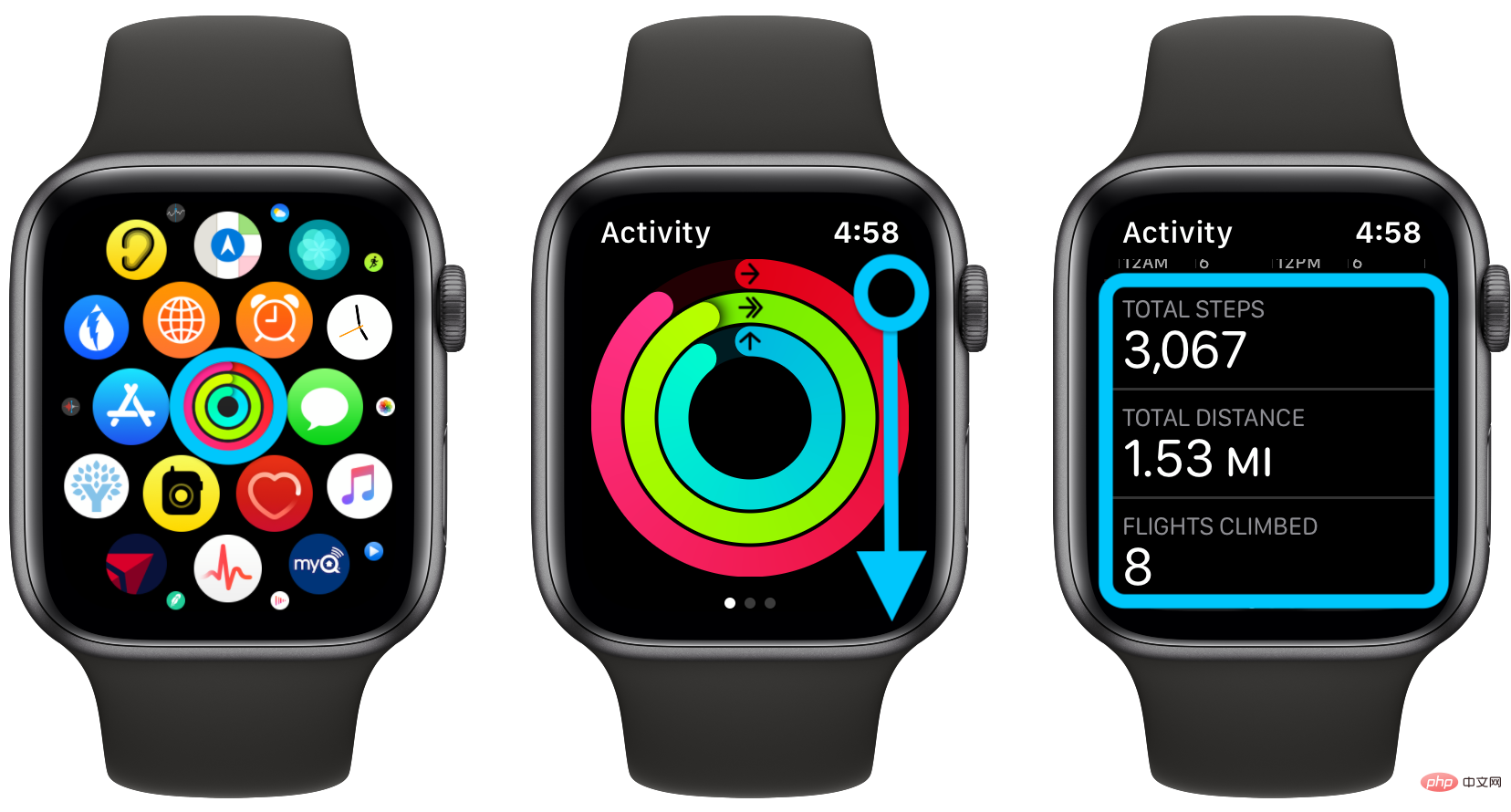 Tracking steps with apple watch sale