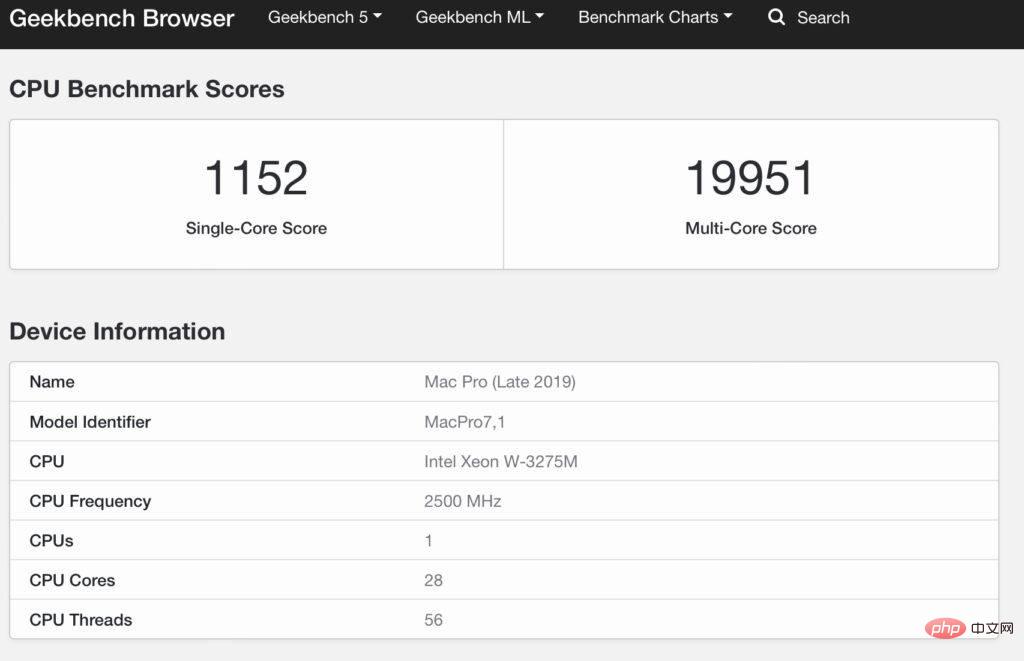 Apple M1 Ultra Geekbench 跑分曝光史上最快的Mac