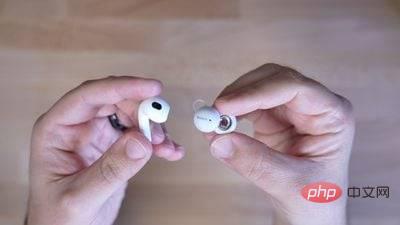 索尼的新 LinkBuds 与苹果的 AirPods 3