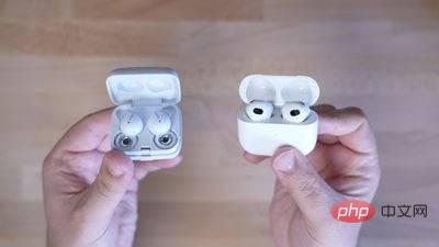 索尼的新 LinkBuds 与苹果的 AirPods 3