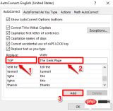 How to make Excel autocomplete abbreviations