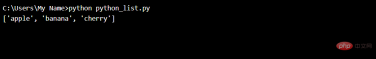 Python列表的应用方法有哪些