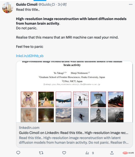 Stable Diffusion读你大脑信号就能重现图像,研究还被CVPR接收了