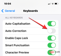 如何清除 iPhone 上的键盘历史记录