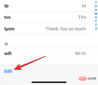 如何清除 iPhone 上的键盘历史记录