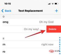 如何清除 iPhone 上的键盘历史记录