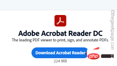 修复：错误 1722 较新版本已安装 Adob​​e Acrobat Reader DC 安装问题