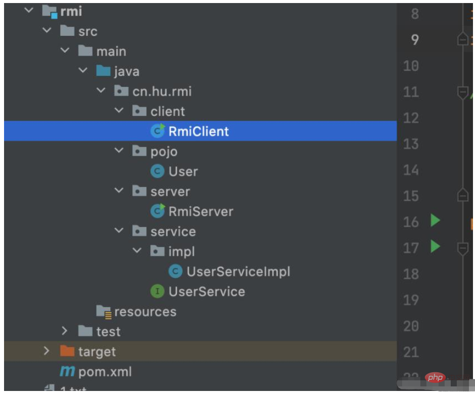 How to call java remotely based on RMI