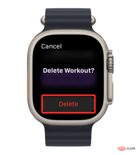 如何在 Apple Watch 上编辑锻炼