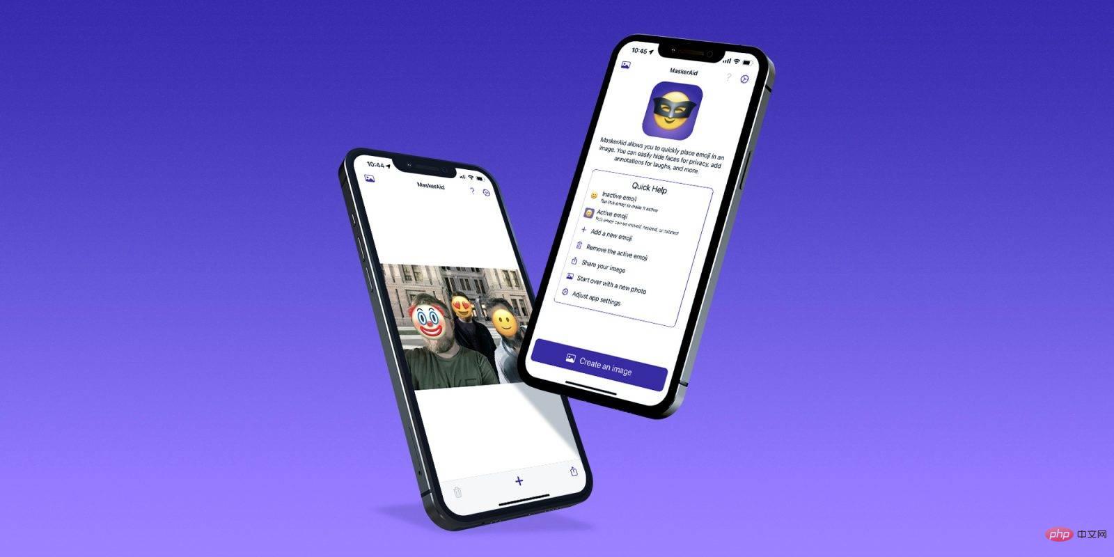 “MaskerAid”可让您在 iPhone 上使用表情符号隐藏面孔或增强图像