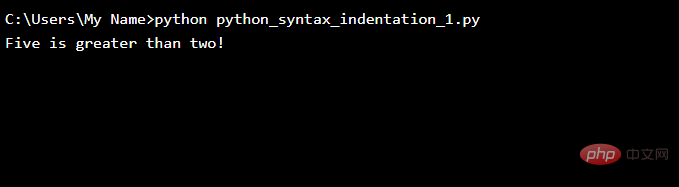 Python syntax example code analysis