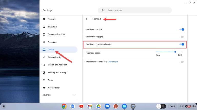 触摸板在 Chromebook 上不工作：9 个修复
