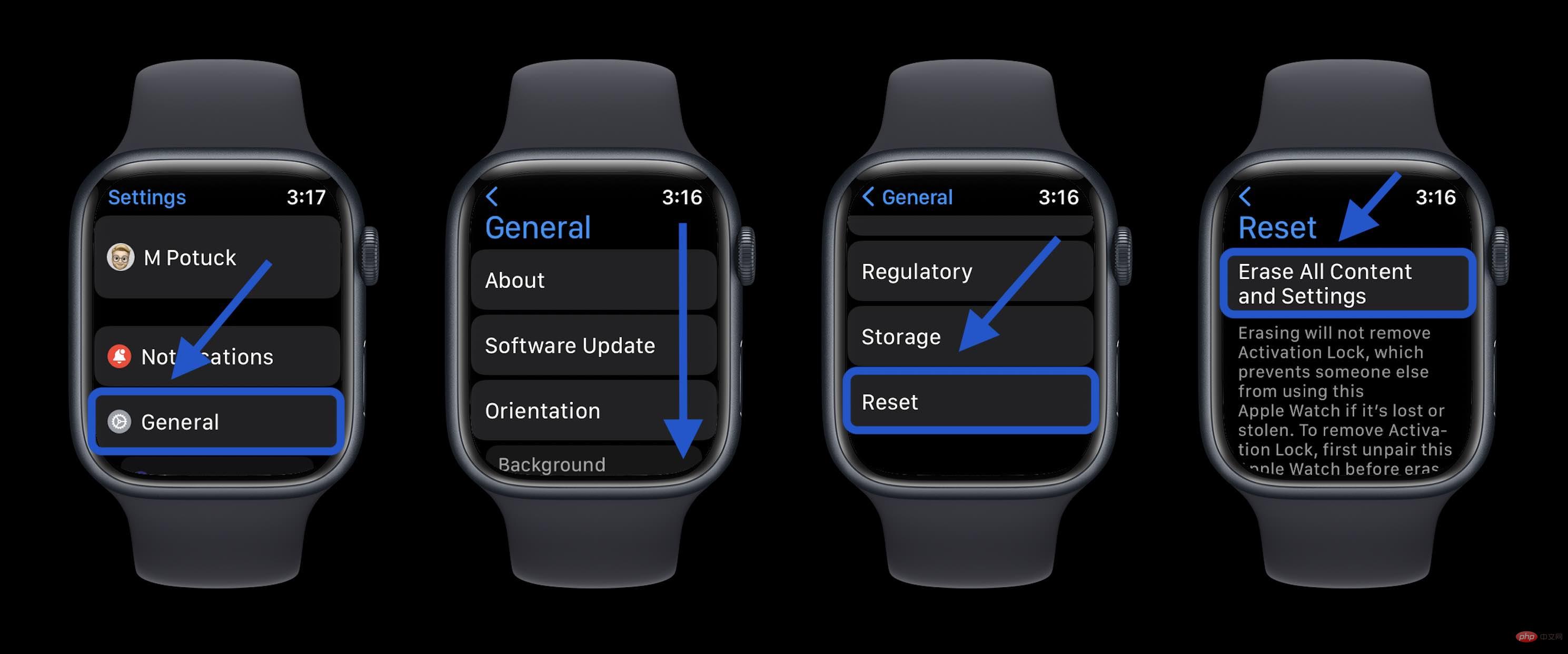 如何在有或没有 iPhone 的情况下将 Apple Watch 恢复出厂设置