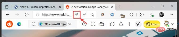 Edge Canary 获得 Web 应用程序的链接处理