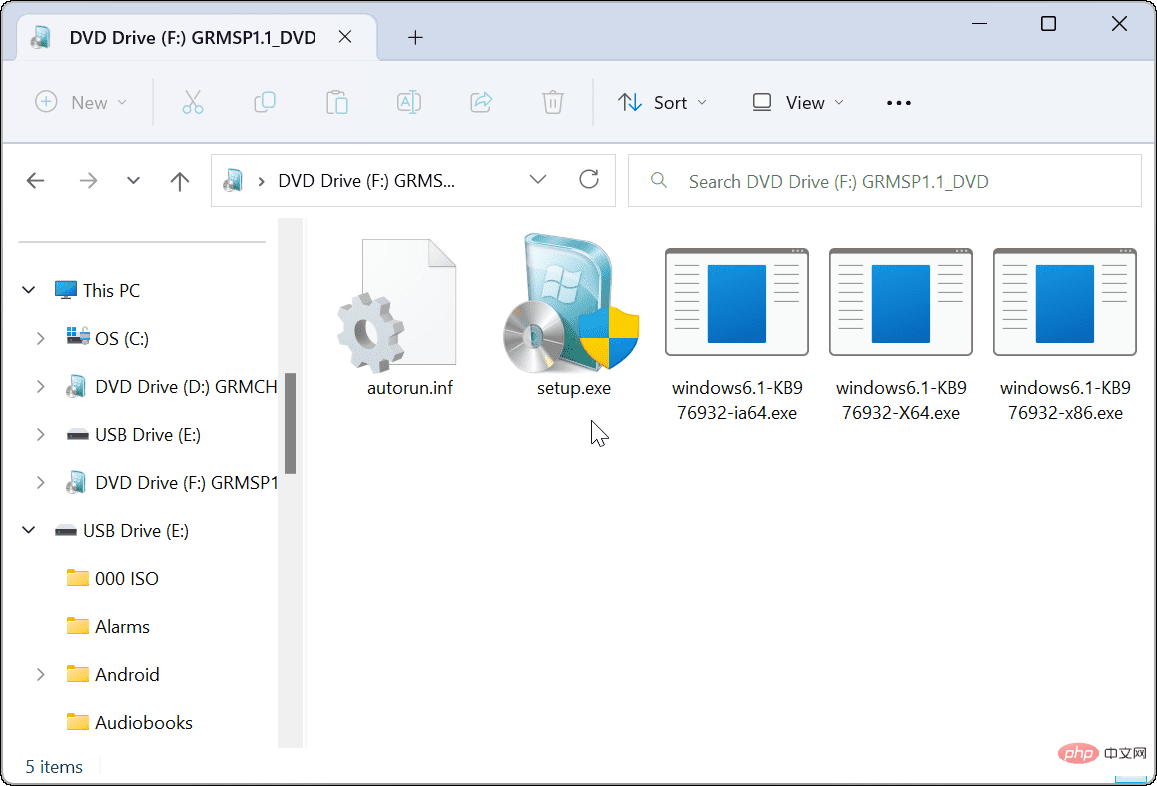 如何在 Windows 11 上挂载 ISO 映像