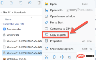 Comment installer les fichiers CAB sur Windows 11