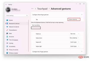 如何在 Windows 11 中自定义触摸板手势?