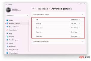 如何在 Windows 11 中自定义触摸板手势?