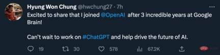 Lets go and do ChatGPT! Google AI scholars are jumping to OpenAI