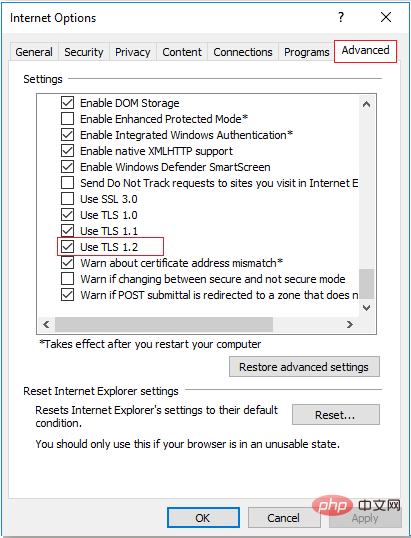 2022 年在所有 Windows 版本上启用 TLS 1.2 的 3 种方法