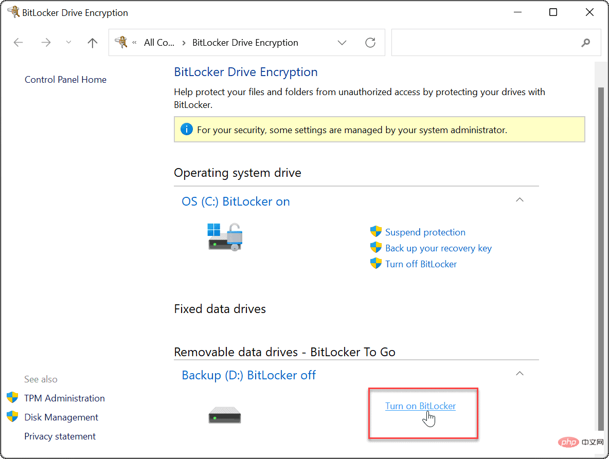 如何在 Windows 11 上使用 BitLocker