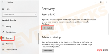 如何恢复出厂设置 Windows 10 并保存数据(经过验证的方法)?