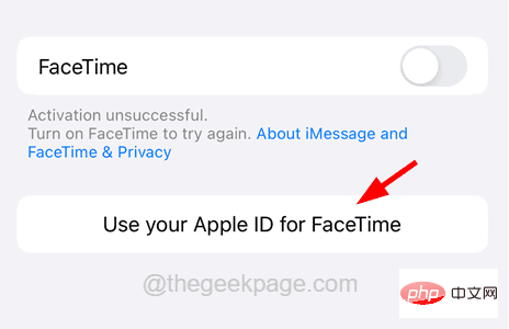 FaceTime无法在iPhone上运行[已解决]