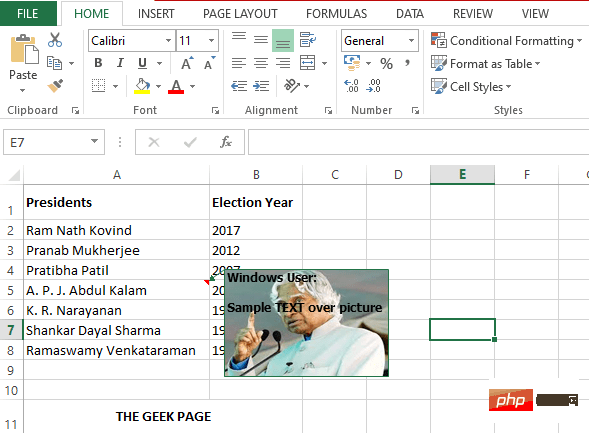 如何在 Microsoft Excel 的注释框中插入图片