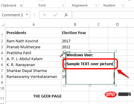 如何在 Microsoft Excel 的注释框中插入图片