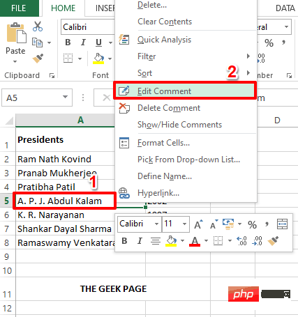 如何在 Microsoft Excel 的注释框中插入图片