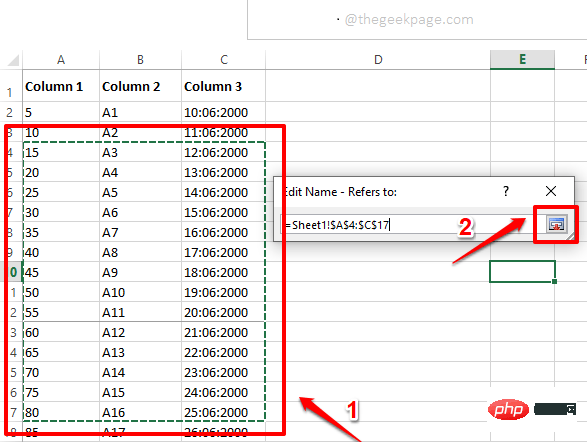 如何仅打印 Excel 文档的特定部分