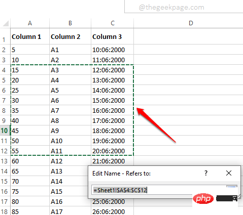 如何仅打印 Excel 文档的特定部分