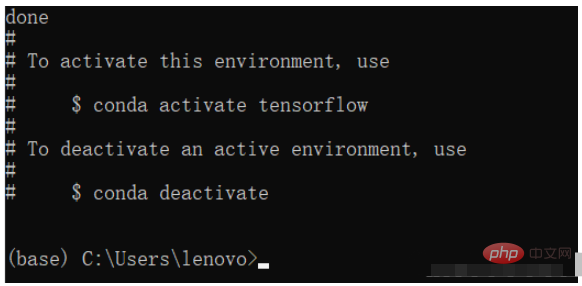 Quelles sont les opérations de commande liées à conda et à lenvironnement en python ?