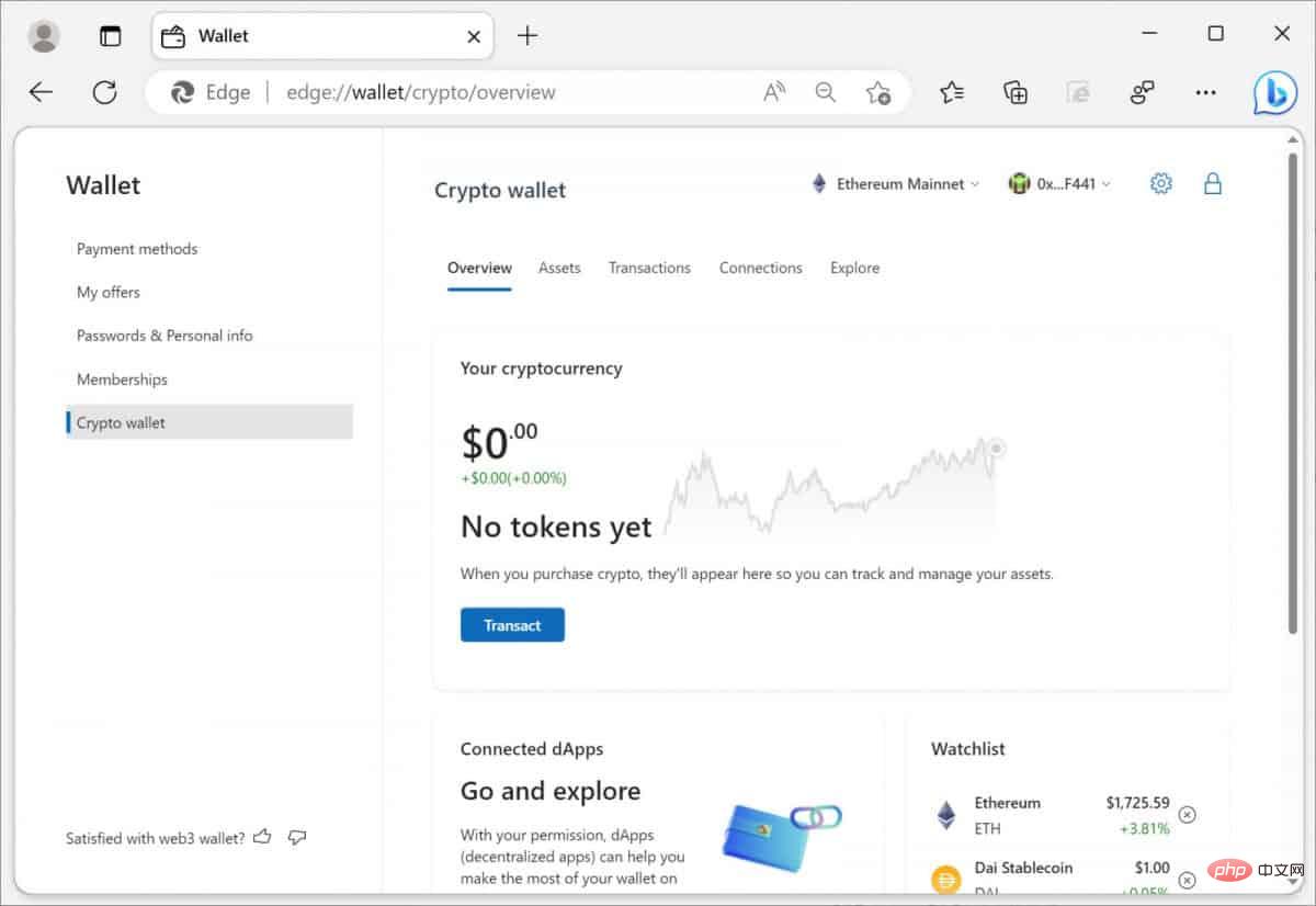 Microsoft Edge 的内置加密钱包：向前迈进还是对资源的使用有问题？