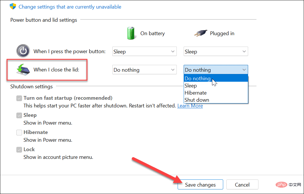 如何在 Windows 11 和 10 上关闭笔记本电脑并使用显示器