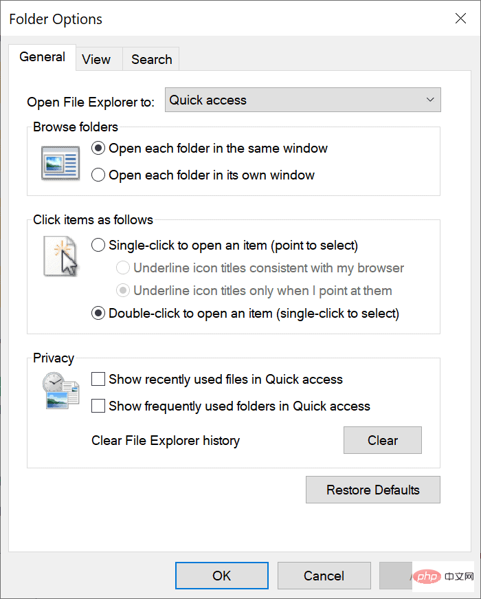 如何阻止快速访问在 Windows 10 和 11 中动态显示文件夹和文件