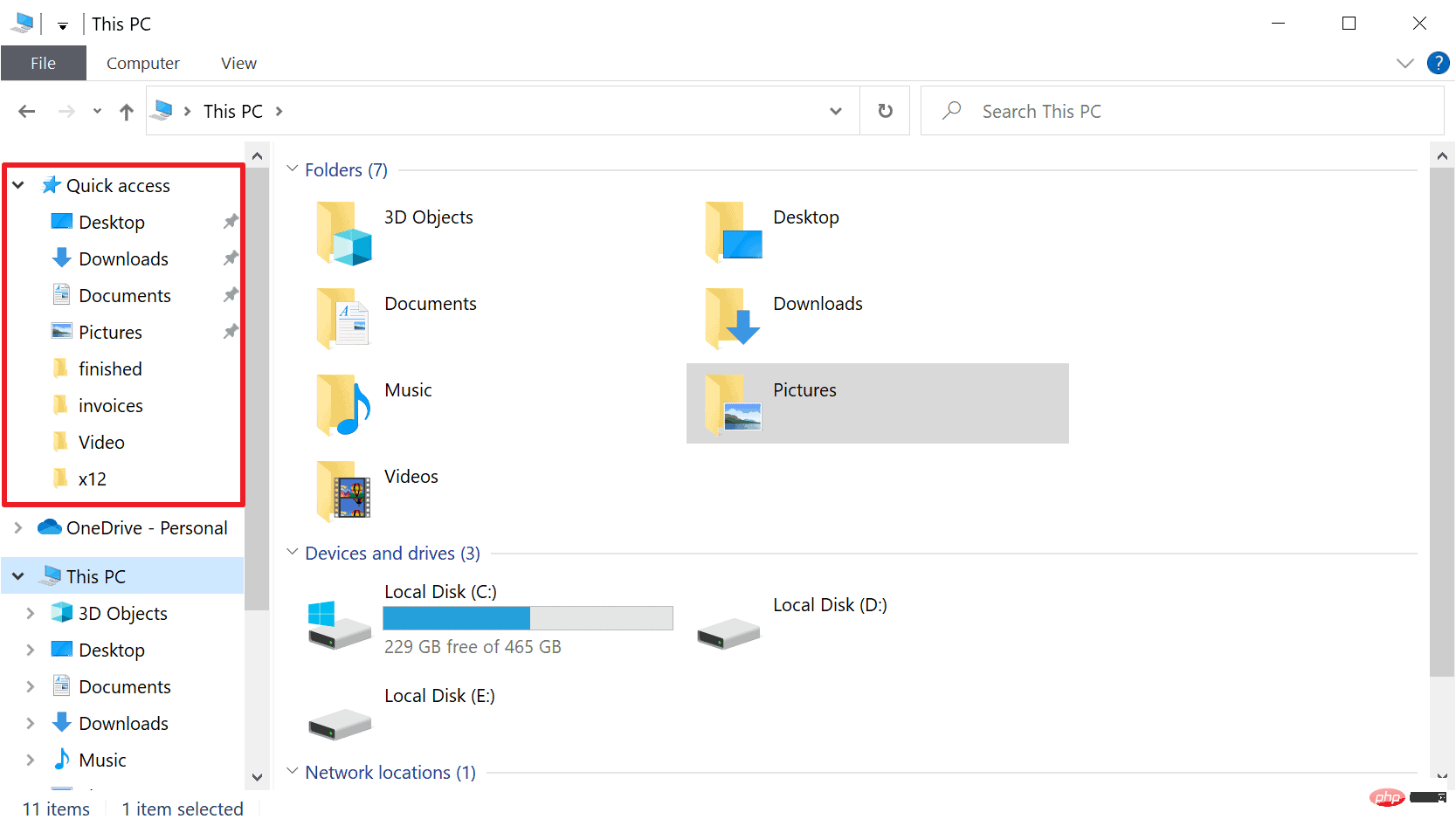 如何阻止快速访问在 Windows 10 和 11 中动态显示文件夹和文件