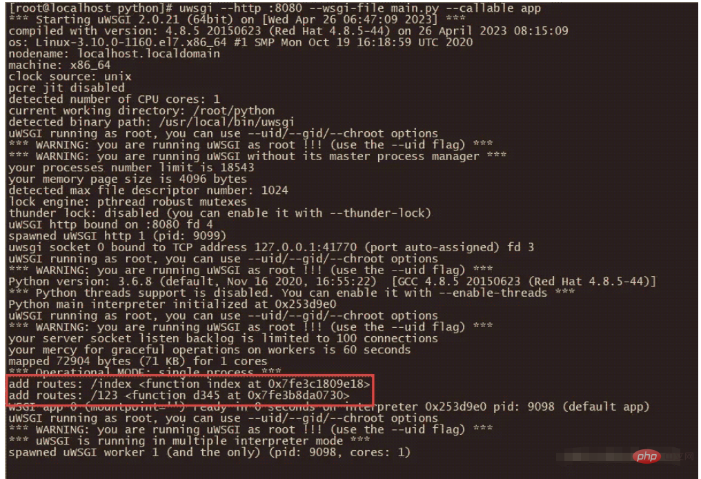 Python을 사용하여 간단한 웹 애플리케이션 프레임워크를 구현하는 방법은 무엇입니까?