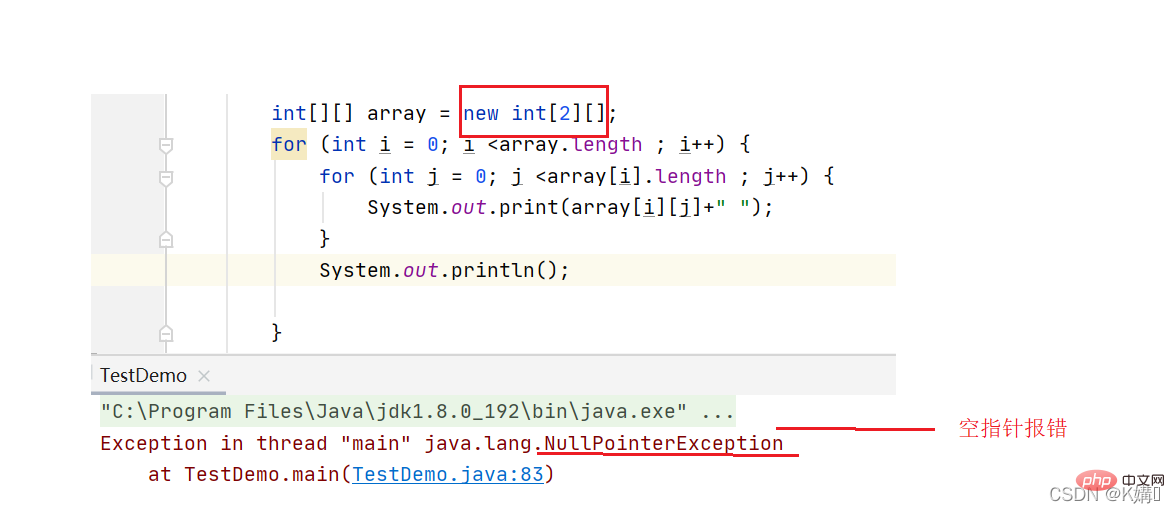 How to output the contents of a two-dimensional array in Java