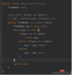Java binary search tree example analysis