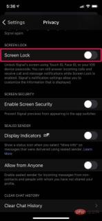 如何在 iPhone 上使用 Face ID 或 Touch ID 锁定信号