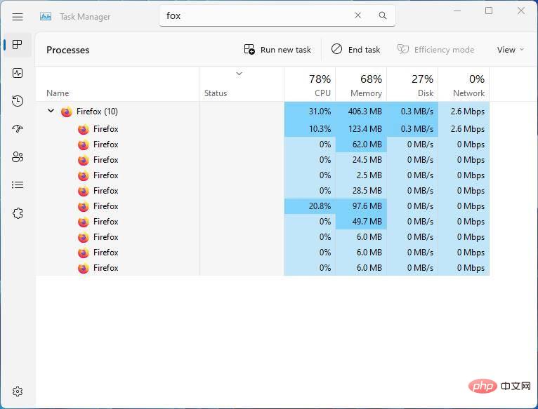 Windows 11 Beta Build 22623.891 启用任务管理器中的搜索栏