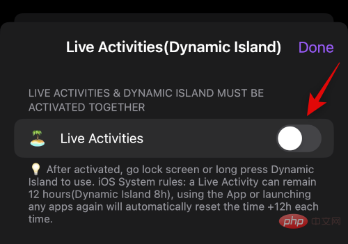 如何使用 Lock Launcher 将应用程序快捷方式添加到 Dynamic Island