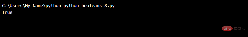 Contoh kod untuk menganalisis nilai Python Boolean