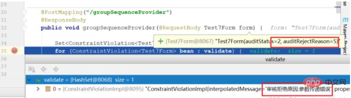 So verwenden Sie die SpringBoot-Annotation @GroupSequenceProvider, um die gemeinsame Überprüfung mehrerer Bean-Attribute zu implementieren